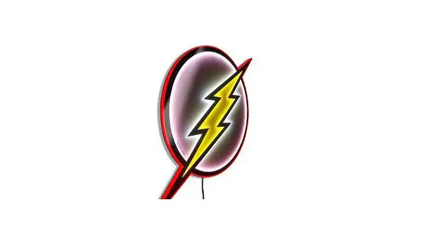 Brandlite Bl01dc0401 The Flash Dc Comics Thunderbolt Led Halo Light Large Installation Guide