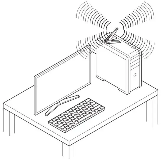 msi MPG Z590 Gaming Force Motherboard - Antenna 2