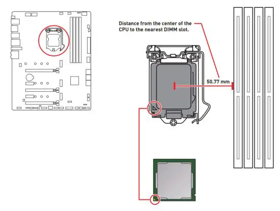 msi MPG Z590 Gaming Force Motherboard - CPU Socket