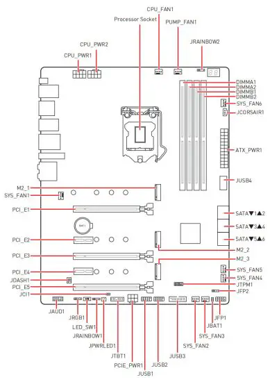 msi MPG Z590 Gaming Force Motherboard - Overview