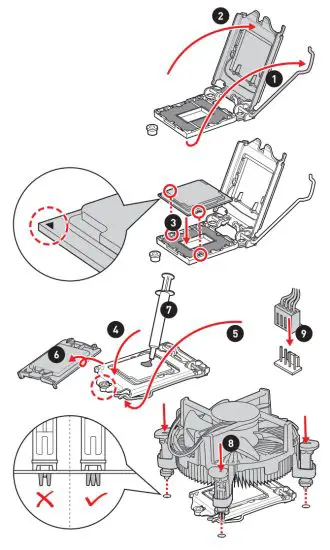 msi MPG Z590 Gaming Force Motherboard - Processor