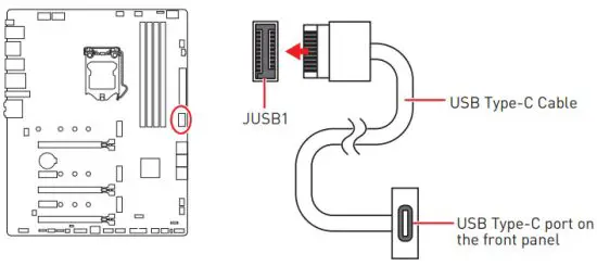 msi MPG Z590 Gaming Force Motherboard - Type-C