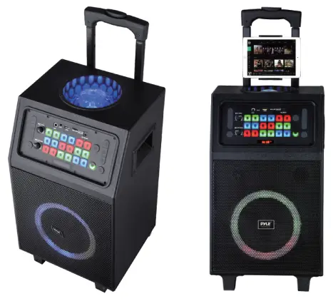 PYLE PHP18DJT 8 Inch Portable Wireless BT Speaker System - Remote Control