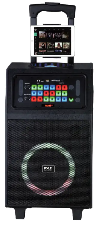 PYLE PHP18DJT 8 Inch Portable Wireless BT Speaker System