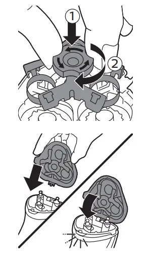 PHILIPS S131X Norelco Tripleheader Shaver - fig13