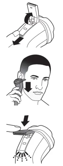 PHILIPS S131X Norelco Tripleheader Shaver - fig7PHILIPS S131X Norelco Tripleheader Shaver - fig7