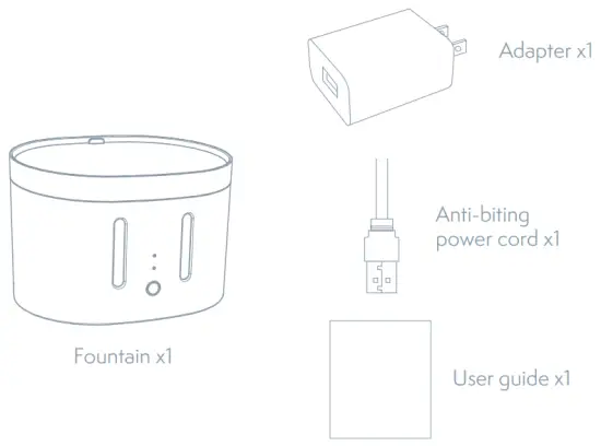 TESLA TSL PC WF Smart Pet Water Fountain img 1