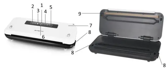 emerio VS 121116 Vacuum Sealer - figure 1
