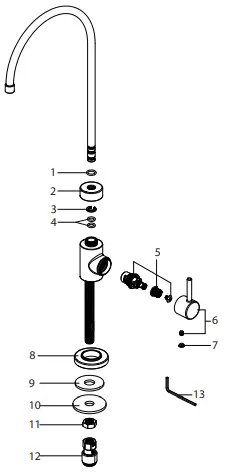 Kraus Bolden Single Replacement Parts