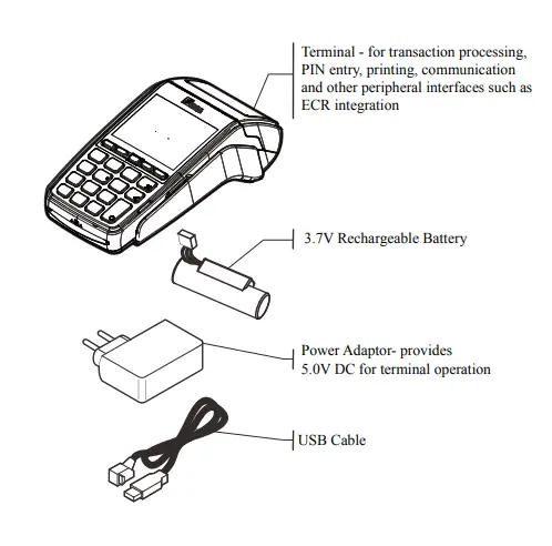 SPECTRA T810 EFTPOS Mobile Terminal FIG 1