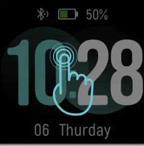 Watch Interfaces - Click on Home