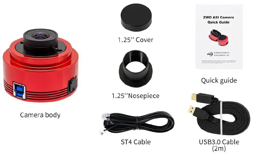 ZWO ASI120 Color Astronomy Camera 1