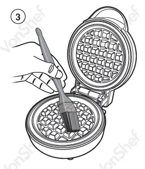 VonShef-2000143-Mini-Waffle-Maker-700w-fig 5