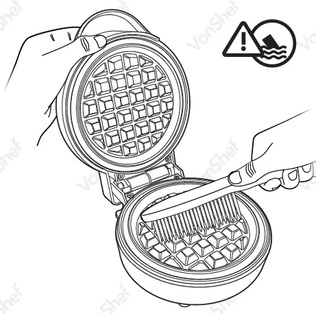 VonShef-2000143-Mini-Waffle-Maker-700w-fig 9