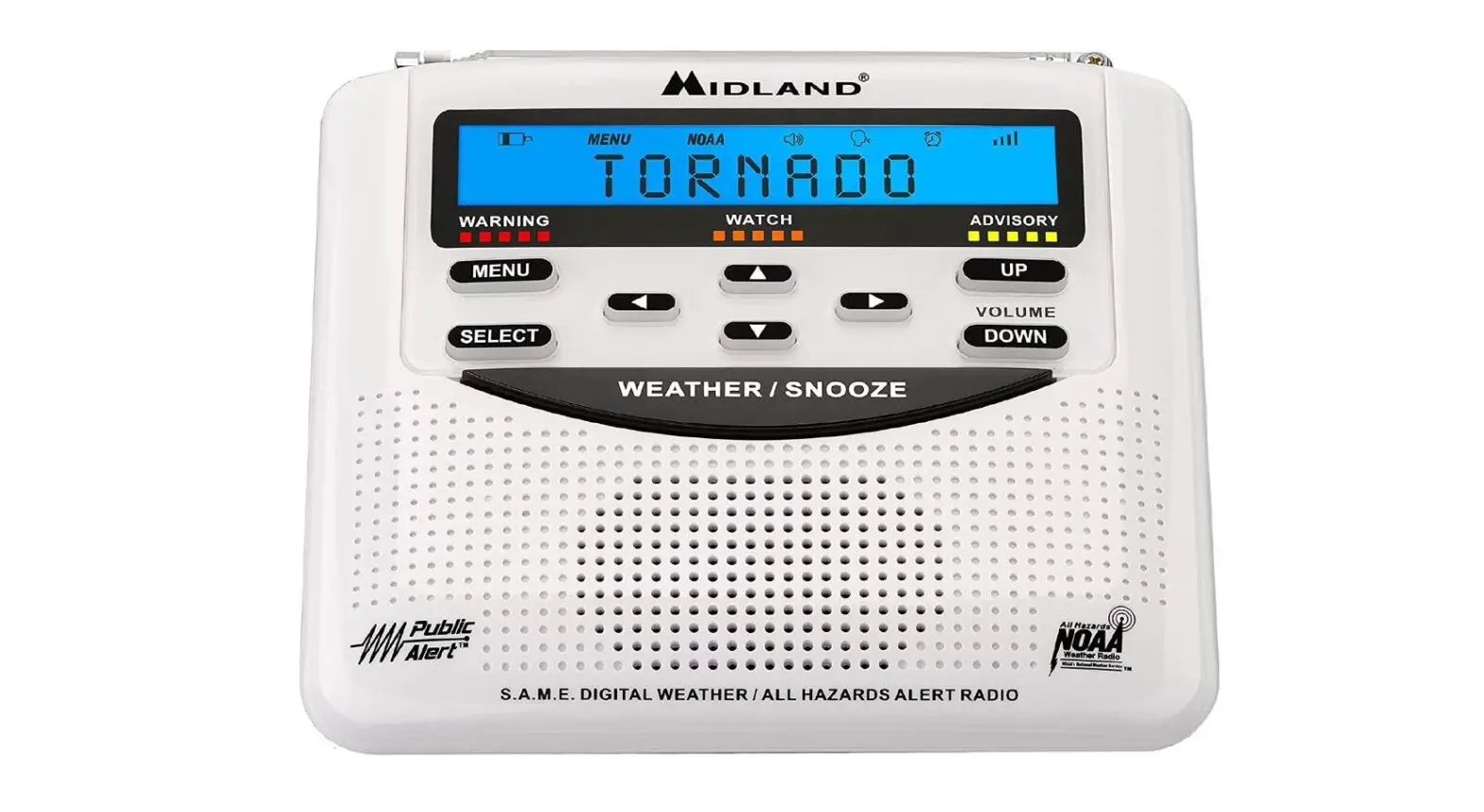 Midland - Wr120b/wr120ez - Noaa Emergency Weather Alert Radio-complete Features/user Manual