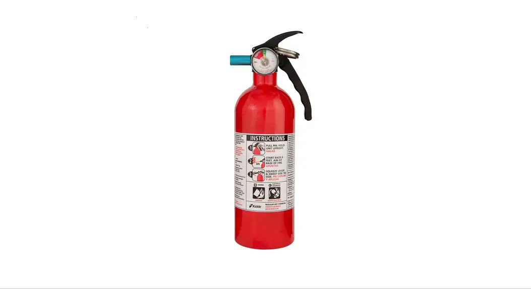 Kidde 21028186b Disposable Fire Extinguisher Dry Chemical Owner's Manual