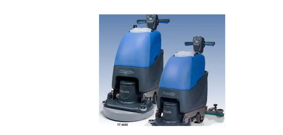 Numatic Tt 4045 Twintec Mains Floor Cleaner Scrubber Drier - Dryer Owner's Manual