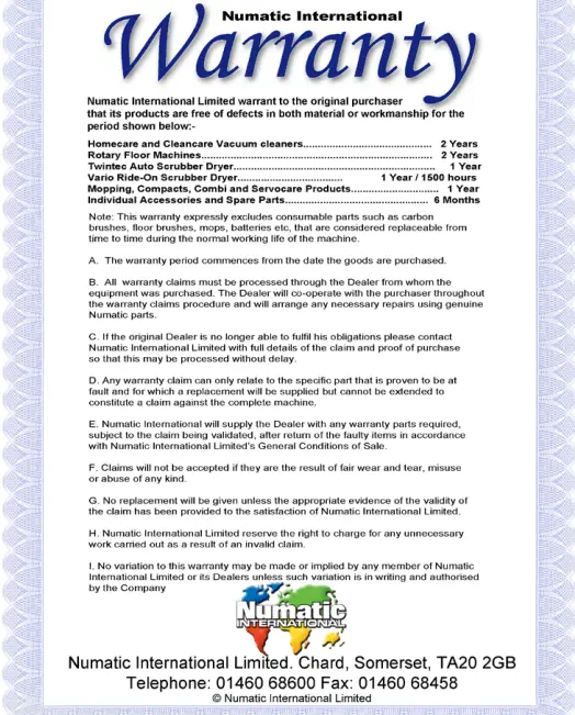 Numatic TT 4045 Twintec Mains Floor Cleaner Scrubber Drier - Dryer-fig39