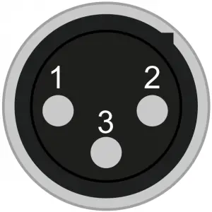 XLR Plugs Balanced connection - Male