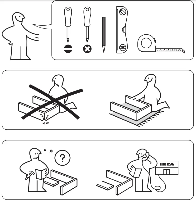 IKEA 903 019 61 UTRUSTA Bracket for Oven - fig1