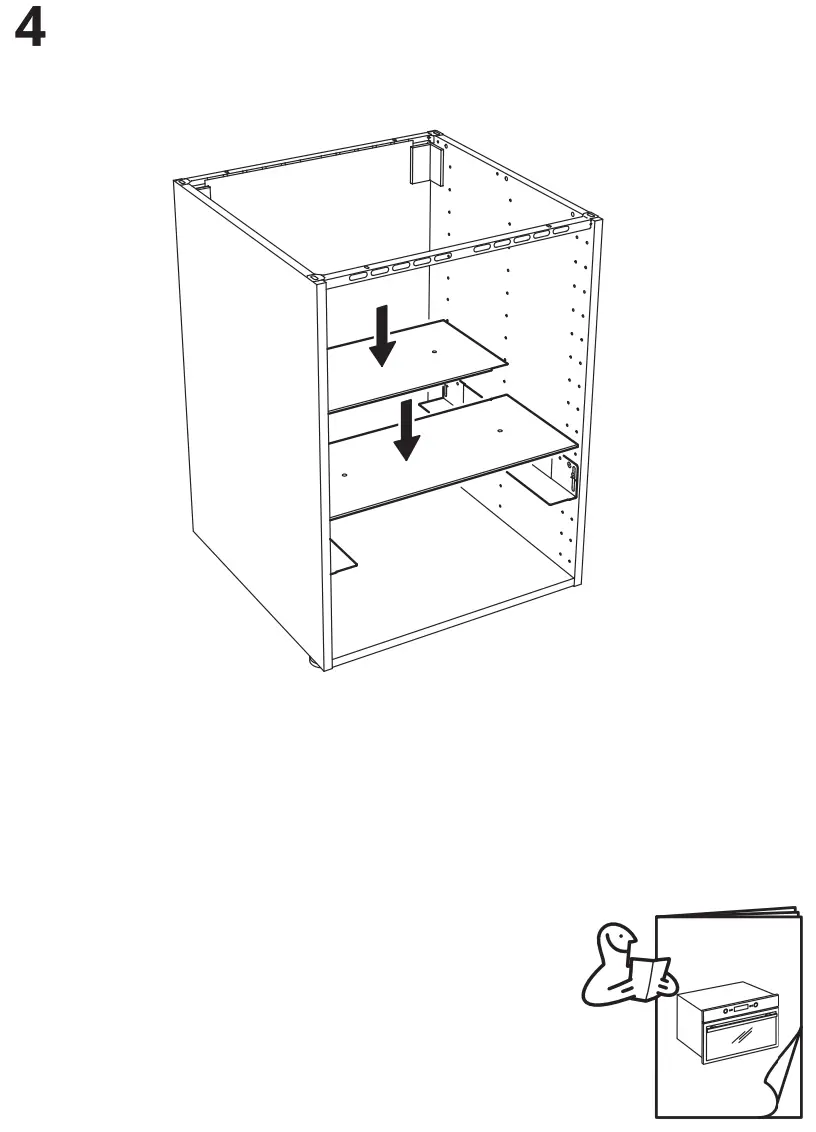 IKEA 903 019 61 UTRUSTA Bracket for Oven - fig11