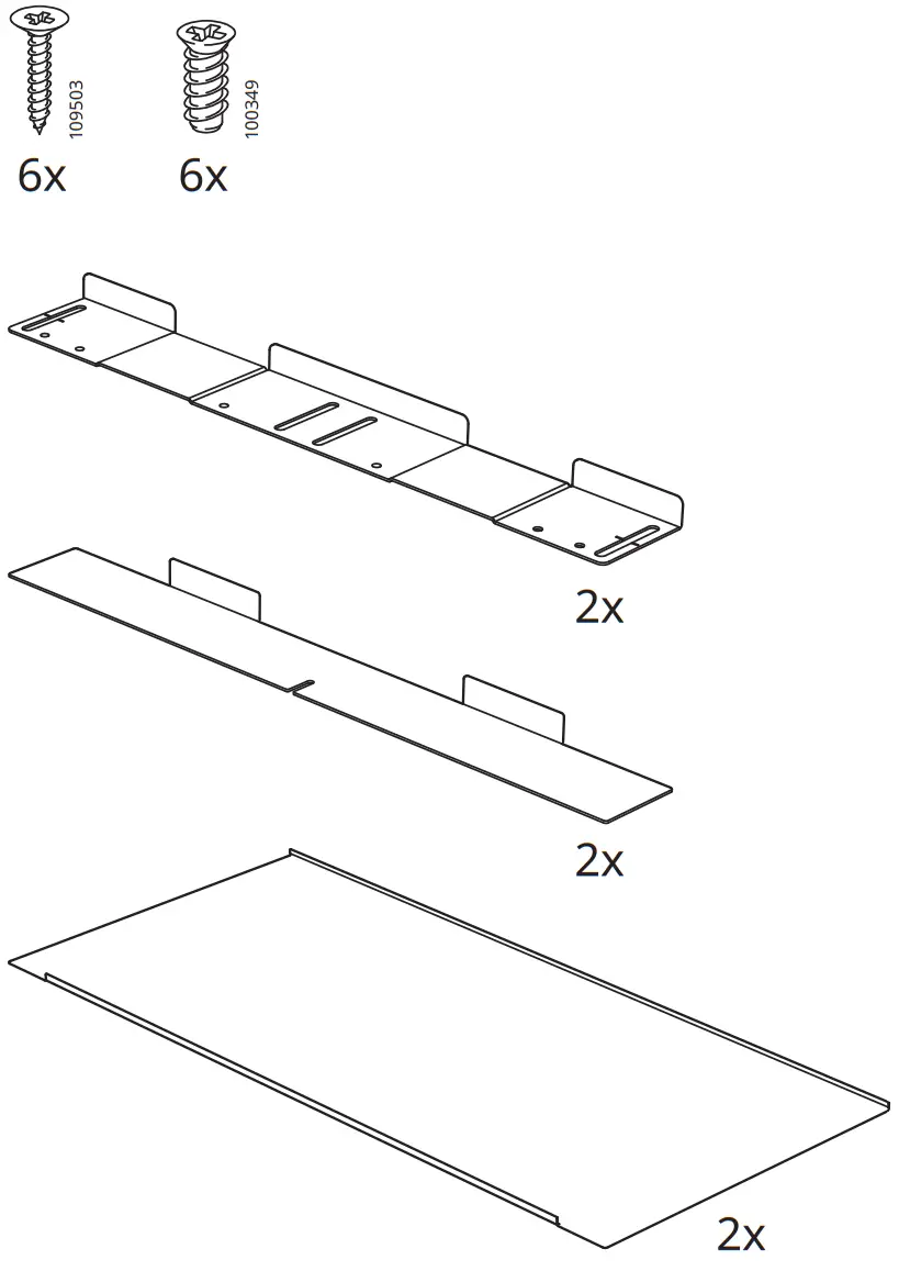 IKEA 903 019 61 UTRUSTA Bracket for Oven - fig2