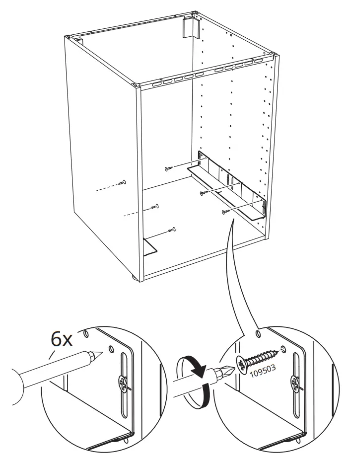 IKEA 903 019 61 UTRUSTA Bracket for Oven - fig6