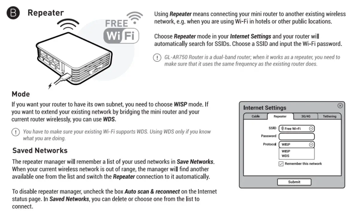 ZOOM 5350 WiFi Wireless Portable Modem User Manual - Mode