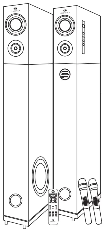 ZEBRONICS ZEB-BT9500RUCF Tower Speaker