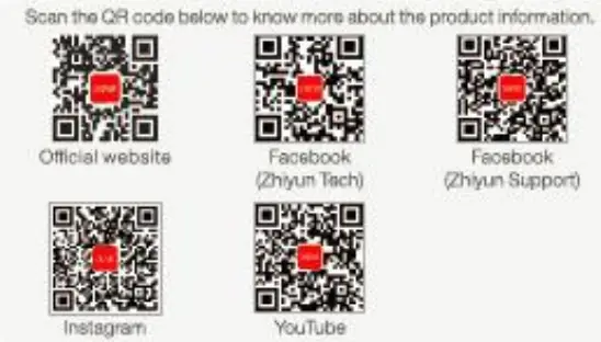 ZHIYUN C020113INTCB Crane 2S Handheld Gimbal Stabilizer - qr code2