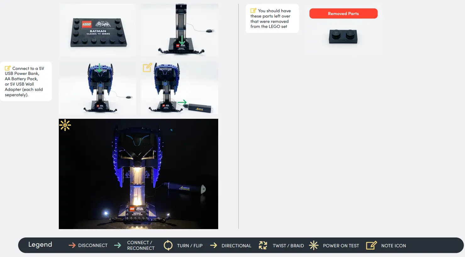 LIGHT BRICKS 76238 LIGHT KIT fig 3