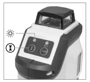 Laserliner 081150 SuperLine Laser 360 - receiver mode