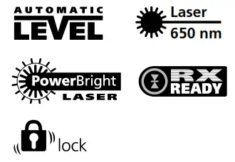 Laserliner 081150 SuperLine Laser 360 - warning
