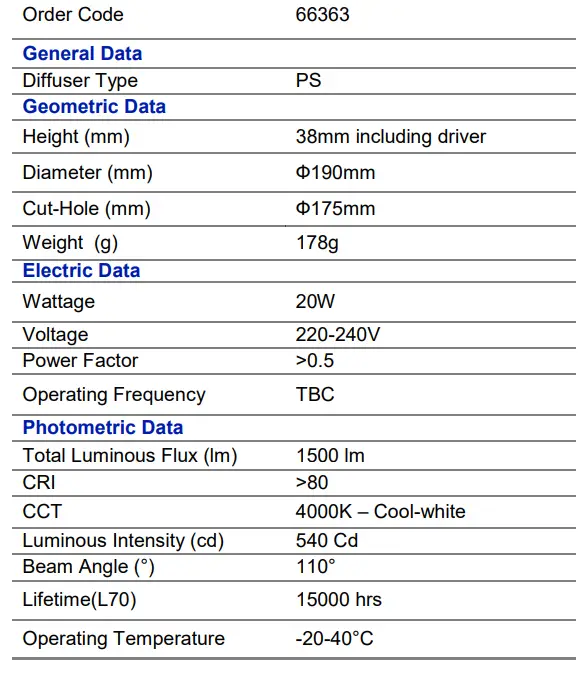Verbatim-66363-LED-Recesse-Downlight-FIG-2