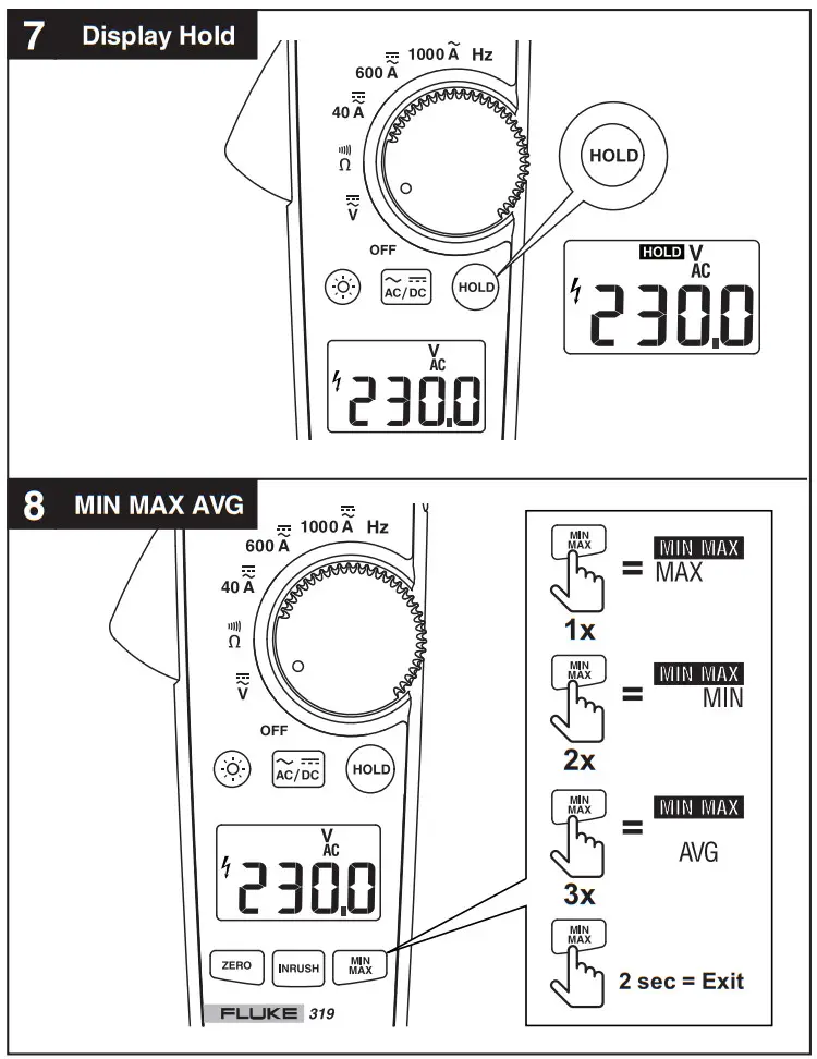FLUKE 319 Clamp Meter - Product4