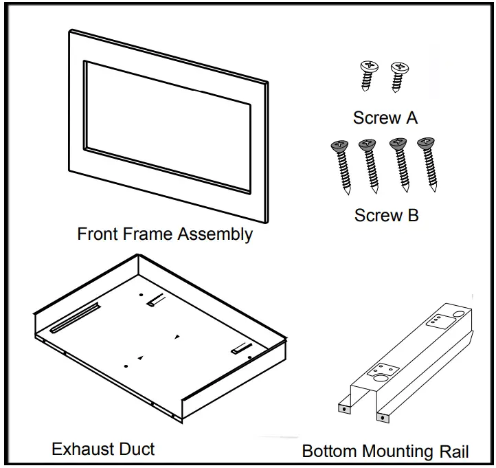 FRIGIDAIRE GMTK3068AF Gallery 30 Stainless Steel Gallery Microwave Trim Kit