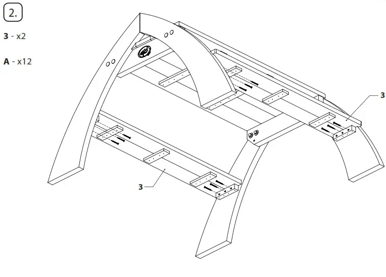 axi Pincic Table Kylo XL- ASSEMBLING 2