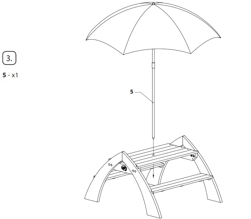 axi Pincic Table Kylo XL- ASSEMBLING 3