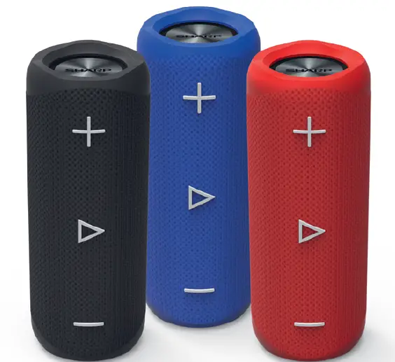 SHARP-GX-BT280-Portable-Bluetooth-Speaker-
