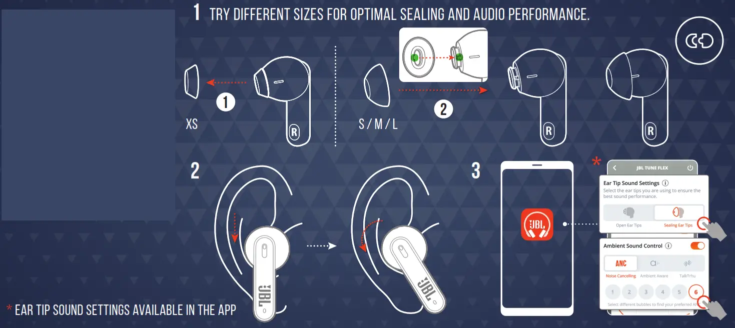 JBL TUNE Flex Earbuds - Fig 15