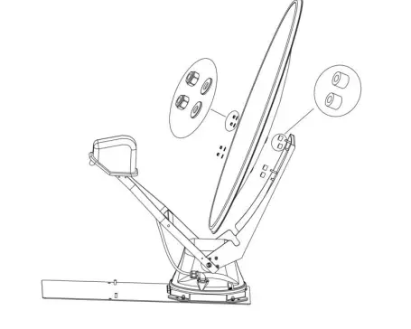 uec HALO85 Automatic Satellite Dish-10