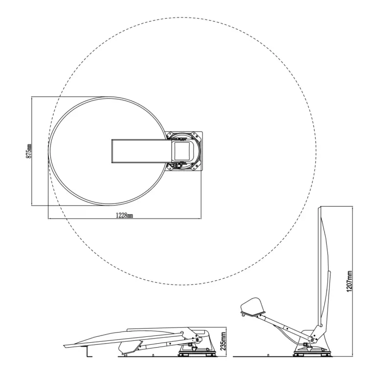 uec HALO85 Automatic Satellite Dish-4