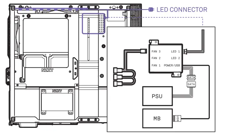NZXT H210 Mini ITX Gaming Case with Tempered Glass-12