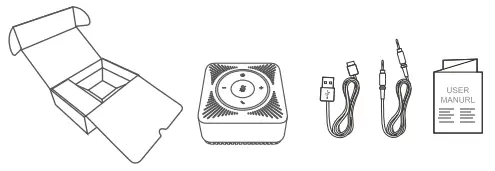 EMEET OfficeCore M0 USB Conference Speaker Speakerphone-fig2