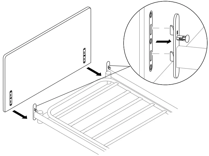 INVACARE NordBed Essential Medical Bed - Mounting 1