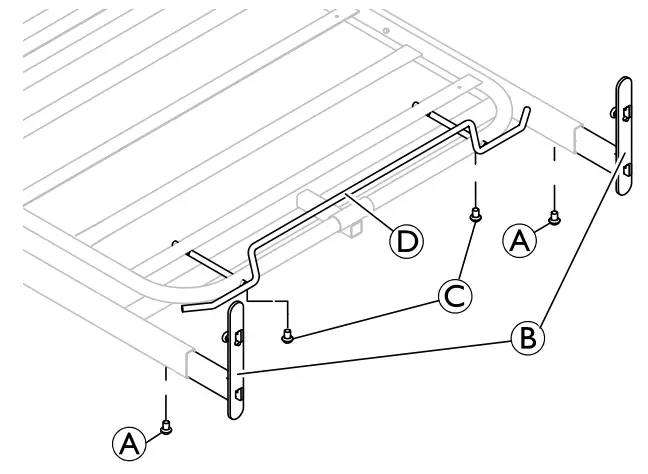 INVACARE NordBed Essential Medical Bed - Mounting 5
