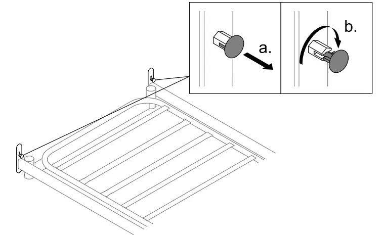INVACARE NordBed Essential Medical Bed - Mounting
