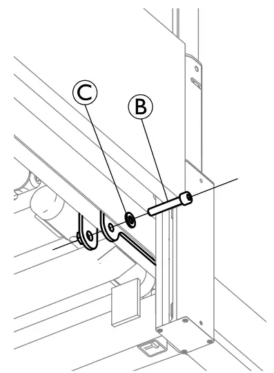 INVACARE NordBed Essential Medical Bed - brackets 1
