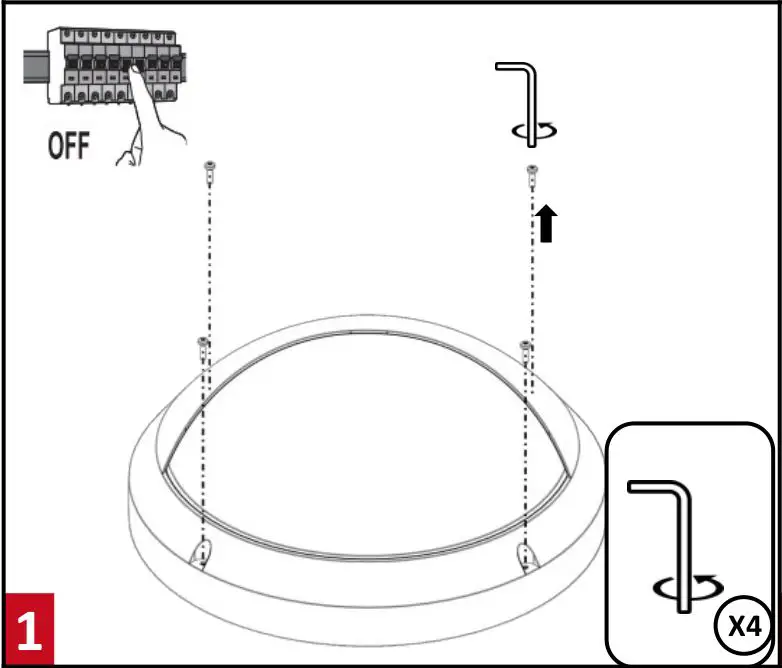 resistex 870283 Stairled 2293lm BL 3000K LED Porthole - figure 1