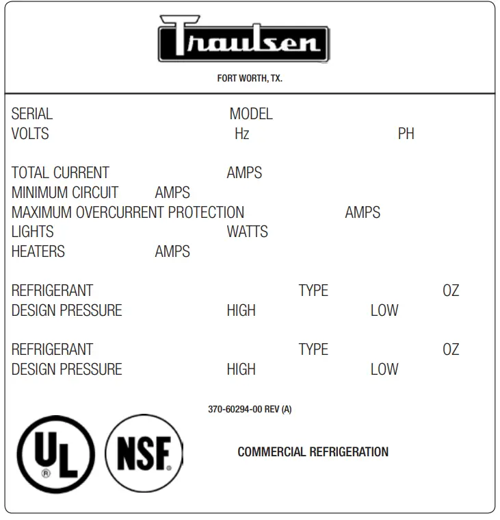 Traulsen UST276 L 27 Inch 1 Left Hinged Door Refrigerated Sandwich Prep Table - fig 13